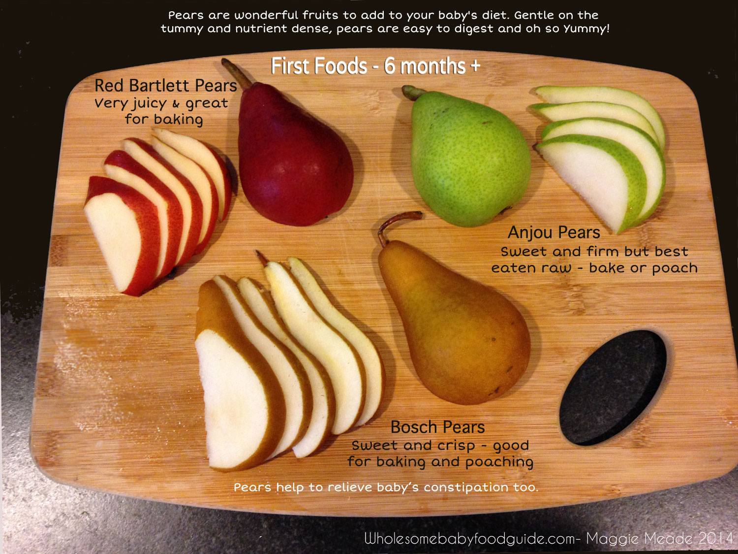Pears for Baby Food Making homemade pear baby food Wholesome Baby