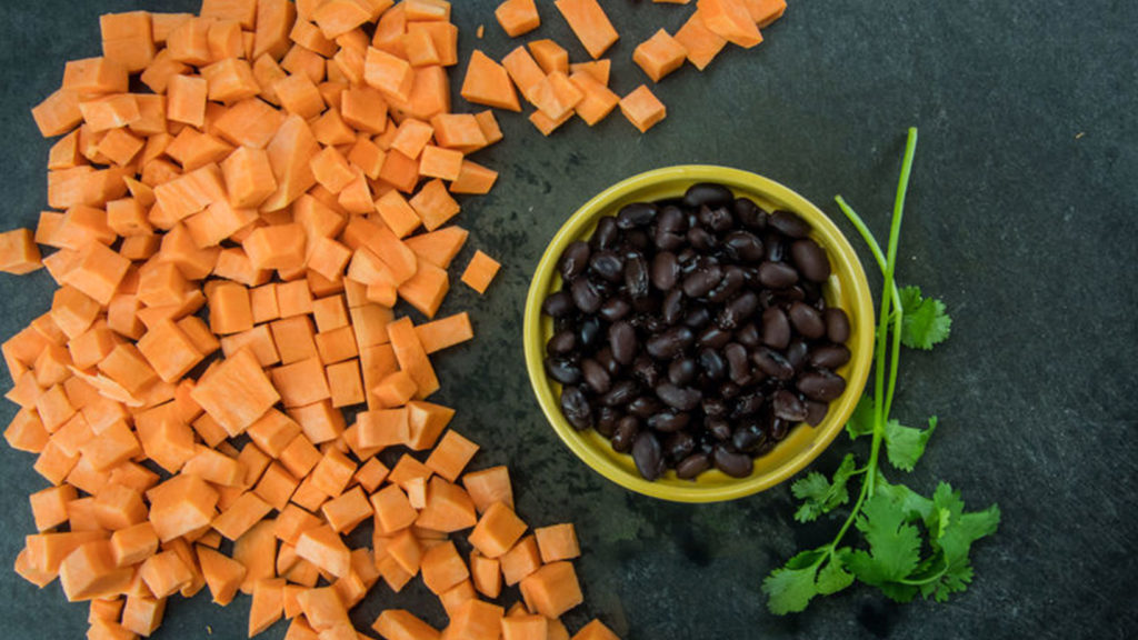 Black Beans and Sweet Potatoes with Apples Slow Cooker Baby Food
